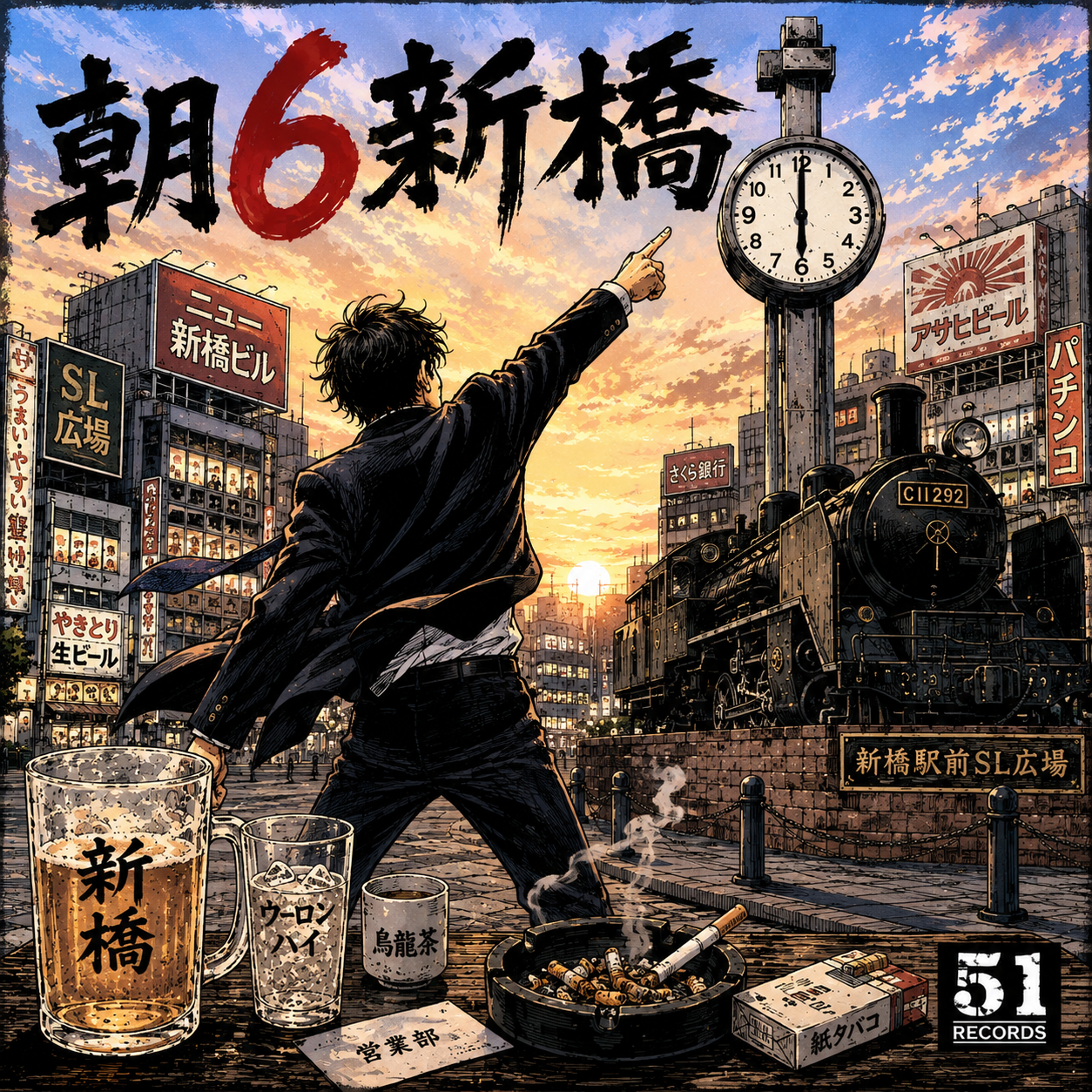 朝6新橋
