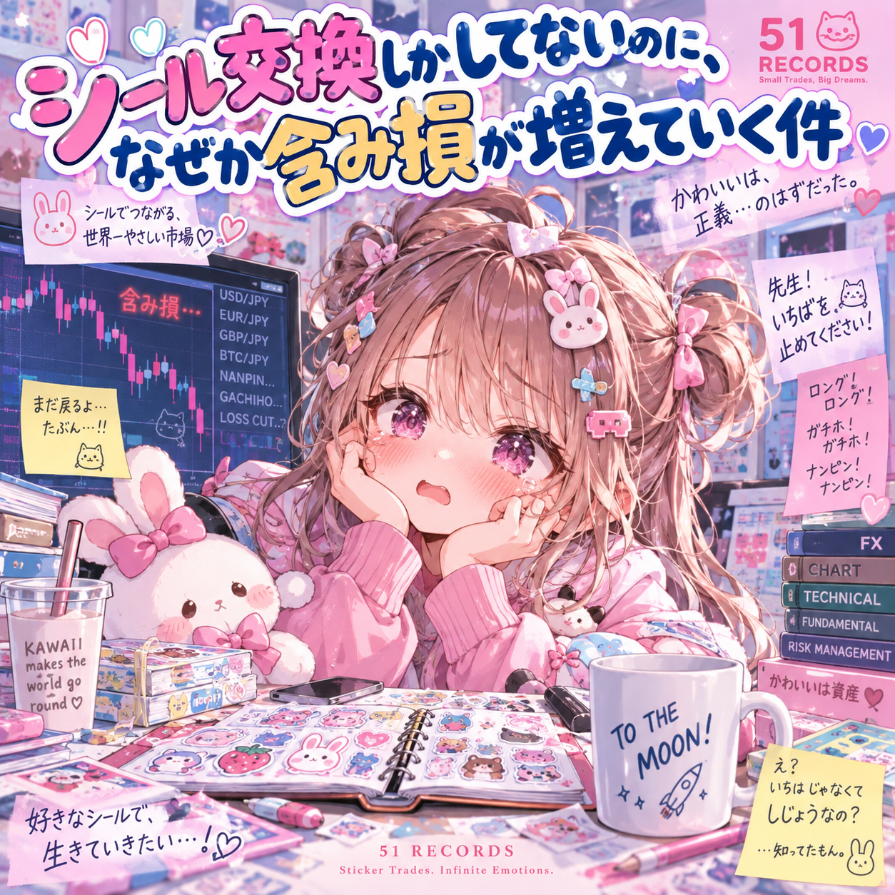 シール交換しかしてないのに、なぜか含み損が増えていく件