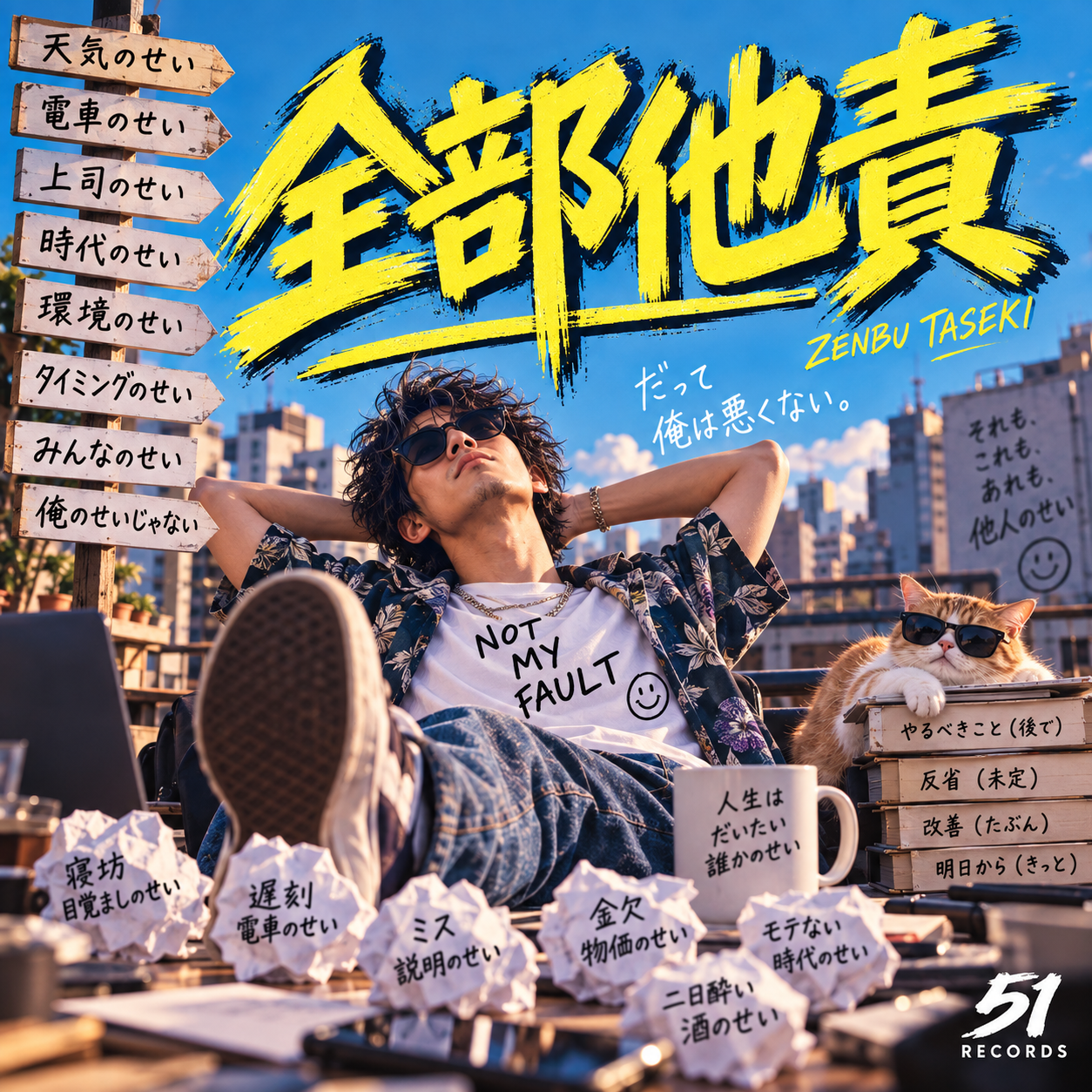 全部他責