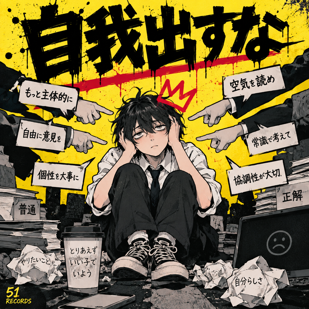 自我出すな!